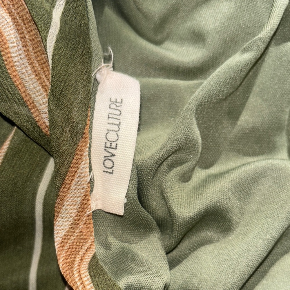 Striped Green and Brown Jumper - Picture 2 of 5